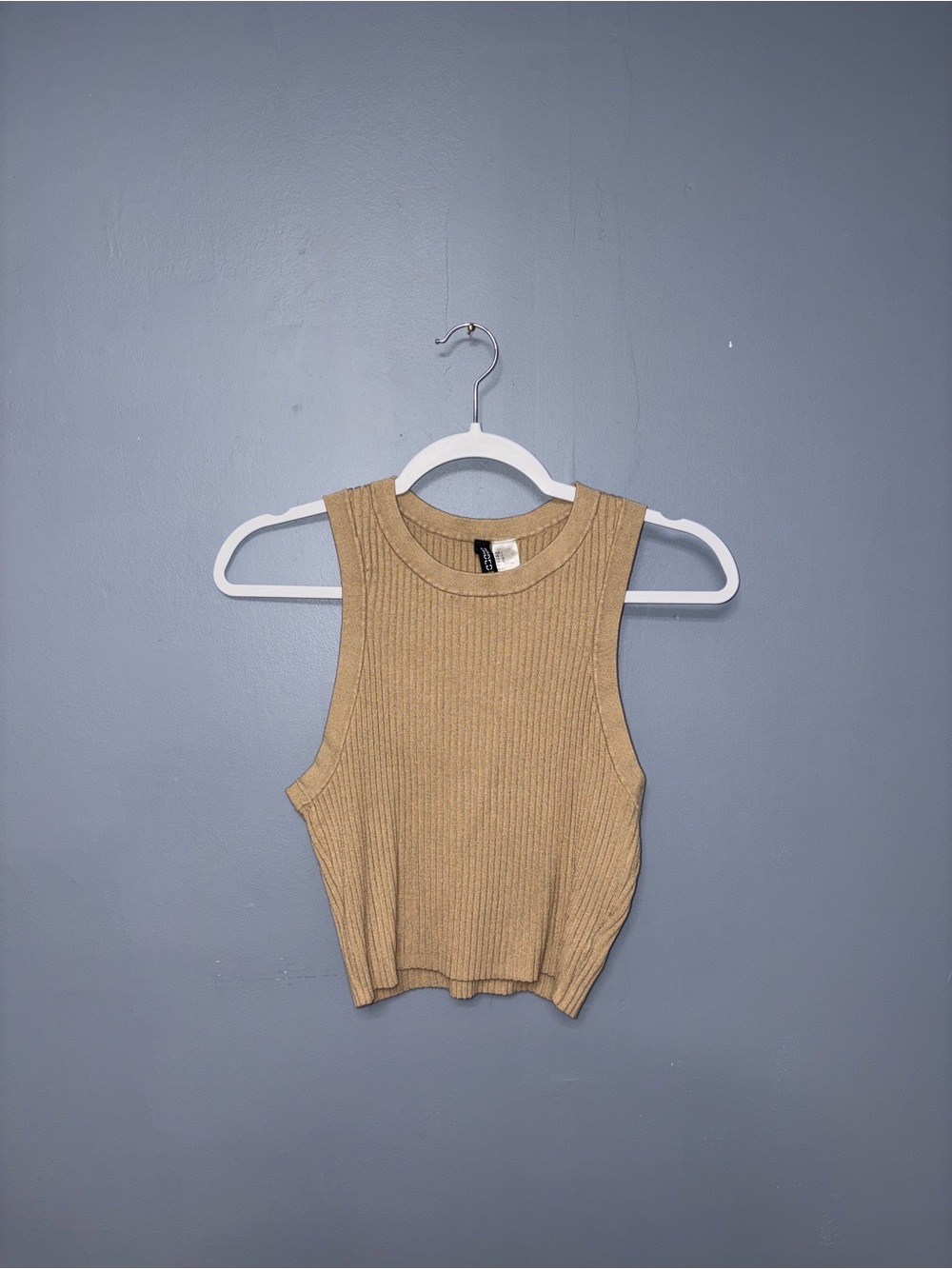 H&M | Beige Ribbed TankTop